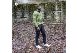 Höhenhorn Balmhorn Herren Jacke Dunkelgrün/Grün