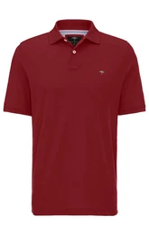 FYNCH-HATTON Poloshirt Basic Rot/Dunkelrot