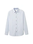 TOM TAILOR Langarmhemd Hellblau/Grau/Blau