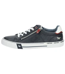 MUSTANG Halbschuhe Schnürschuh Hellblau/Dunkelblau/Grau/Blau