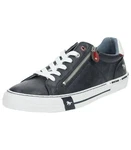 MUSTANG Halbschuhe Schnürschuh Hellblau/Dunkelblau/Grau/Blau