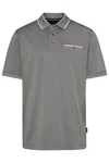 bugatti Poloshirt mit Akzenten Hellgrau/Grau/Dunkelgrau