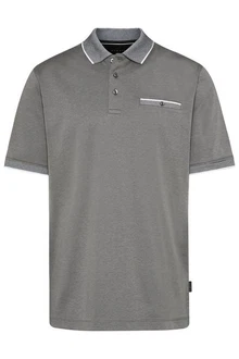 bugatti Poloshirt mit Akzenten Hellgrau/Grau/Dunkelgrau bugatti Poloshirt mit Akzenten Hellgrau/Grau/Dunkelgrau