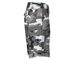 MFH Cargoshorts US Bermuda BDU mit Seitentaschen Dunkelgrün/Grau/Beige