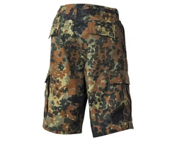 MFH Cargoshorts US Bermuda BDU mit Seitentaschen flecktarn