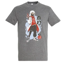 Youth Designz Print-Shirt Techwear Anime Herren T-Shirt Hellgrau/Rot/Grau/Schwarz/Dunkelgrau