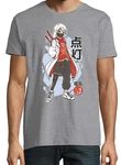 Youth Designz Print-Shirt Techwear Anime Herren T-Shirt Hellgrau/Rot/Grau/Schwarz/Dunkelgrau