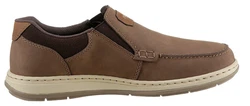 Rieker Slipper Mokassin Loafer Komfortschuh Khaki/Braun/Beige