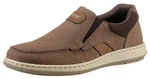 Rieker Slipper Mokassin Loafer Komfortschuh Khaki/Braun/Beige