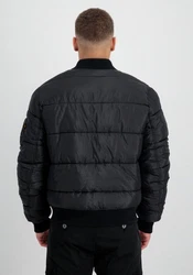 Alpha Industries Bomberjacke MA-1 Puffer Schwarz/Blau/Grau/Dunkelblau