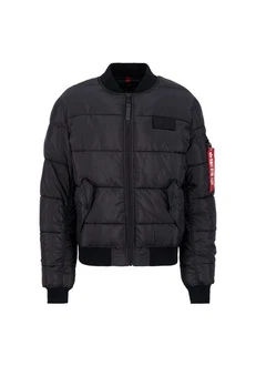 Alpha Industries Bomberjacke MA-1 Puffer Schwarz/Blau/Grau/Dunkelblau