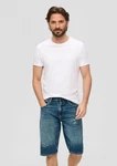 s.Oliver Stoffhose Jeans-Shorts Regular Fit Mid Rise Straight Leg Weiß/Creme