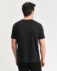 Gant T-Shirt REGULAR SHIELD Schwarz