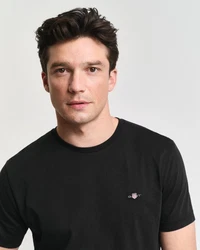 Gant T-Shirt REGULAR SHIELD Schwarz