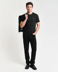 Gant T-Shirt REGULAR SHIELD Schwarz