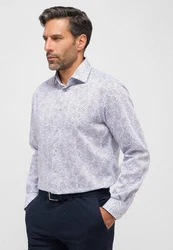 Eterna Langarmhemd MODERN FIT Blau/Lila/Grau/Fliederfarben