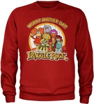 Fraggle Rock Rundhalspullover Worry Another Day Sweatshirt Rot