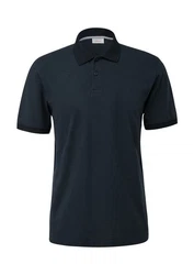 s.Oliver Kurzarmshirt Poloshirt Dunkelblau/Blau/Grau
