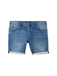 TOM TAILOR PLUS Jeansshorts Blau/Hellblau/Grau