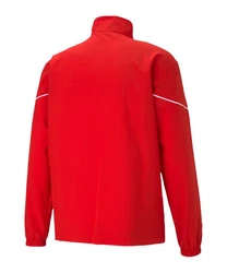 PUMA Sweatjacke teamRISE Sideline Trainingsjacke Rot