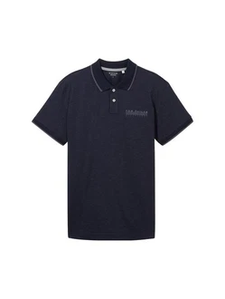 TOM TAILOR Poloshirt mit Logoprint TOM TAILOR Poloshirt mit Logoprint