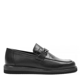 Celal Gltekin 642-1530 Loafer Croco-geprgtes Leder mit Metall-Detail.