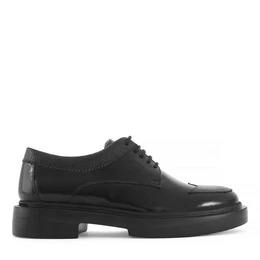 Celal Gltekin 064-1037 Schnrschuh Elegantes Lederdesign mit langlebigem Blockabsatz.