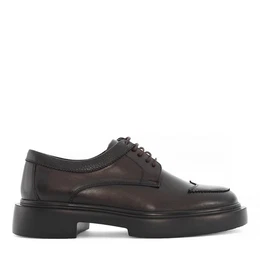 Celal Gltekin 064-1037 Schnrschuh Elegantes Lederdesign mit langlebigem Blockabsatz.