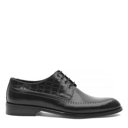 Celal Gltekin Schnürschuh 747-4510 Klassischen Schuhe Schwarz/Hellblau/Braun