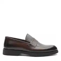 Celal Gltekin Herren Leder Loafer Eleganter Slip-On mit Blockabsatz und Komfort Loafer Hochwertige Lederloafer mit elegantem Slip-On-Design.