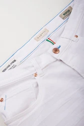 bugatti 5-Pocket-Jeans Grau/Lila/Weiß/Hellblau