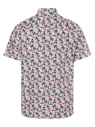 bugatti Outdoorhemd Rosa/Dunkelblau/Rot