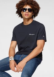Champion T-Shirt Basic Rundhals Hellblau/Beige/Dunkelblau/Dunkelgrau/Grau