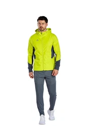 Erima Laufjacke RACING Running Jacke Herren Grün/Neonfarben/Gelb