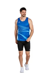 Erima Tanktop Racing Singlet Herren Hellblau/Blau