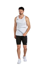Erima Tanktop Racing Singlet Herren Weiß/Orange/Rot/Grau
