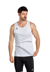 Erima Tanktop Racing Singlet Herren Weiß/Orange/Rot/Grau