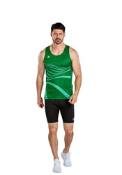 Erima Tanktop Racing Singlet Herren Grün/Neonfarben/Dunkelgrün