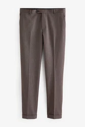 Next Anzughose Slim Fit mit Streifen Braun/Grau/Khaki/Beige