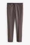 Next Anzughose Slim Fit mit Streifen Braun/Grau/Khaki/Beige