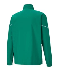 PUMA Sweatjacke teamRISE Sideline Trainingsjacke Dunkelgrün/Grün/Neonfarben/Türkis