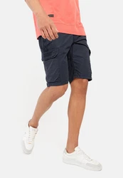 camel active Cargoshorts Regular Fit Blau/Dunkelblau