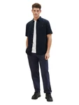 TOM TAILOR Kurzarmhemd Regular Hemd Blau (7362)