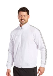Erima Sweatjacke Herren Essential Team Tracktop Weiß/Creme/Grau/Orange/Beige