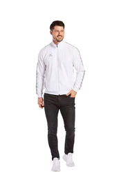 Erima Sweatjacke Herren Essential Team Tracktop Weiß/Creme/Grau/Orange/Beige