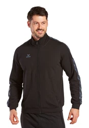 Erima Sweatjacke Herren Essential Team Tracktop Dunkelgrün/Beige/Schwarz