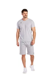 Erima T-Shirt ESSENTIAL TEAM Herren Grau/Beige/Silber/Dunkelgrau