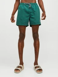 Jack & Jones Badeshorts JPSTFIJI JJSWIM SOLID SN Grün/Dunkelgrün/Türkis