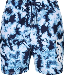 Badeshorts Chromis im Tie-Dye Look, mit Logoschriftzug