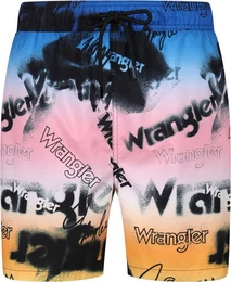 Badeshorts Sundial Allover Logoschriftzug